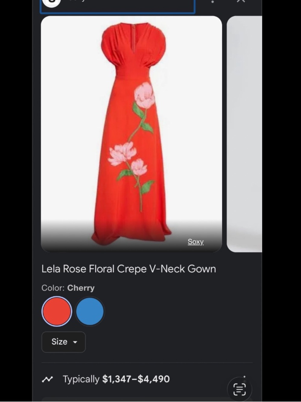 Lela Rose 🌸🌹🌷Coral-Red Maxi Gown - Picture 3 of 6